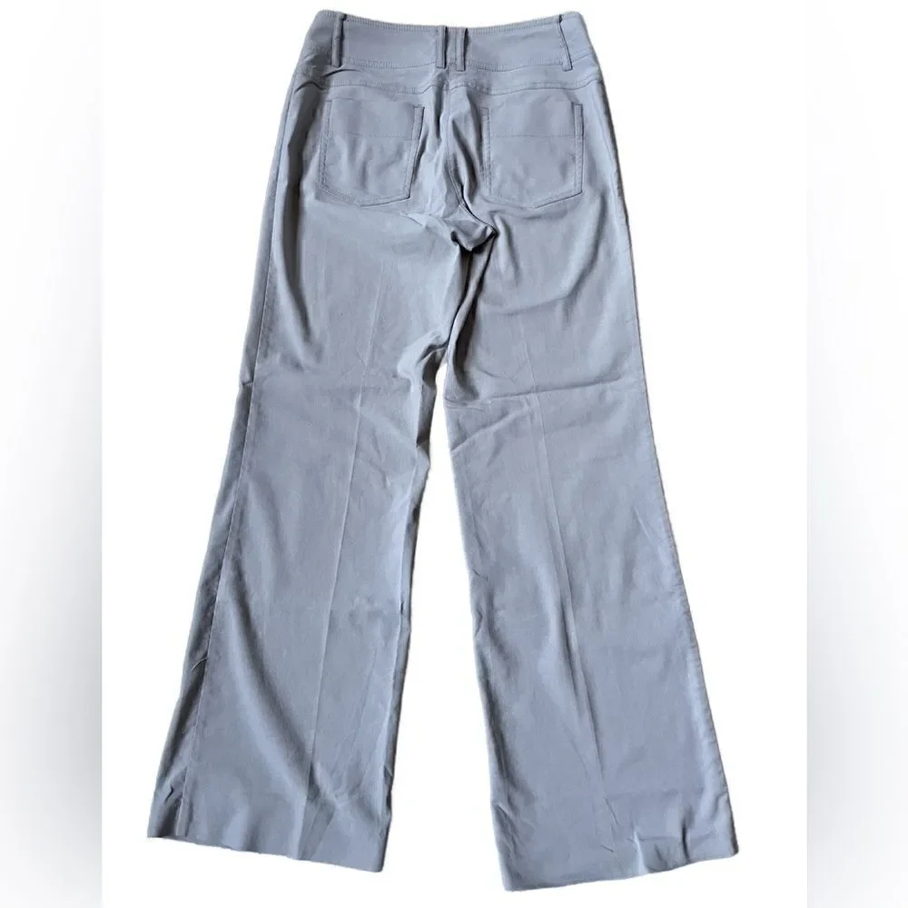 Mexx Cream Colored Wide Leg Khaki/Nylon Pants (Size: 28)